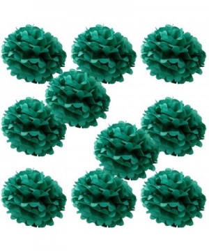 Set of 10 - Aqua Green 12" - (10 Pack) Tissue Pom Poms Flower Party Decorations for Weddings- Birthday- Bridal- Baby Showers-...