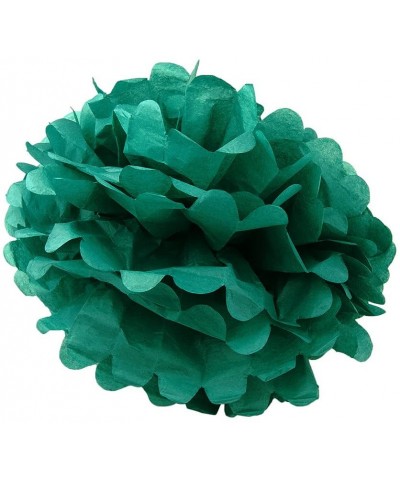 Set of 10 - Aqua Green 12" - (10 Pack) Tissue Pom Poms Flower Party Decorations for Weddings- Birthday- Bridal- Baby Showers-...