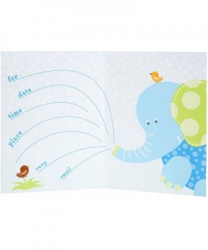 Blue Safari First Birthday Invitations- 8ct - CN11WWZPH1P $3.93 Invitations