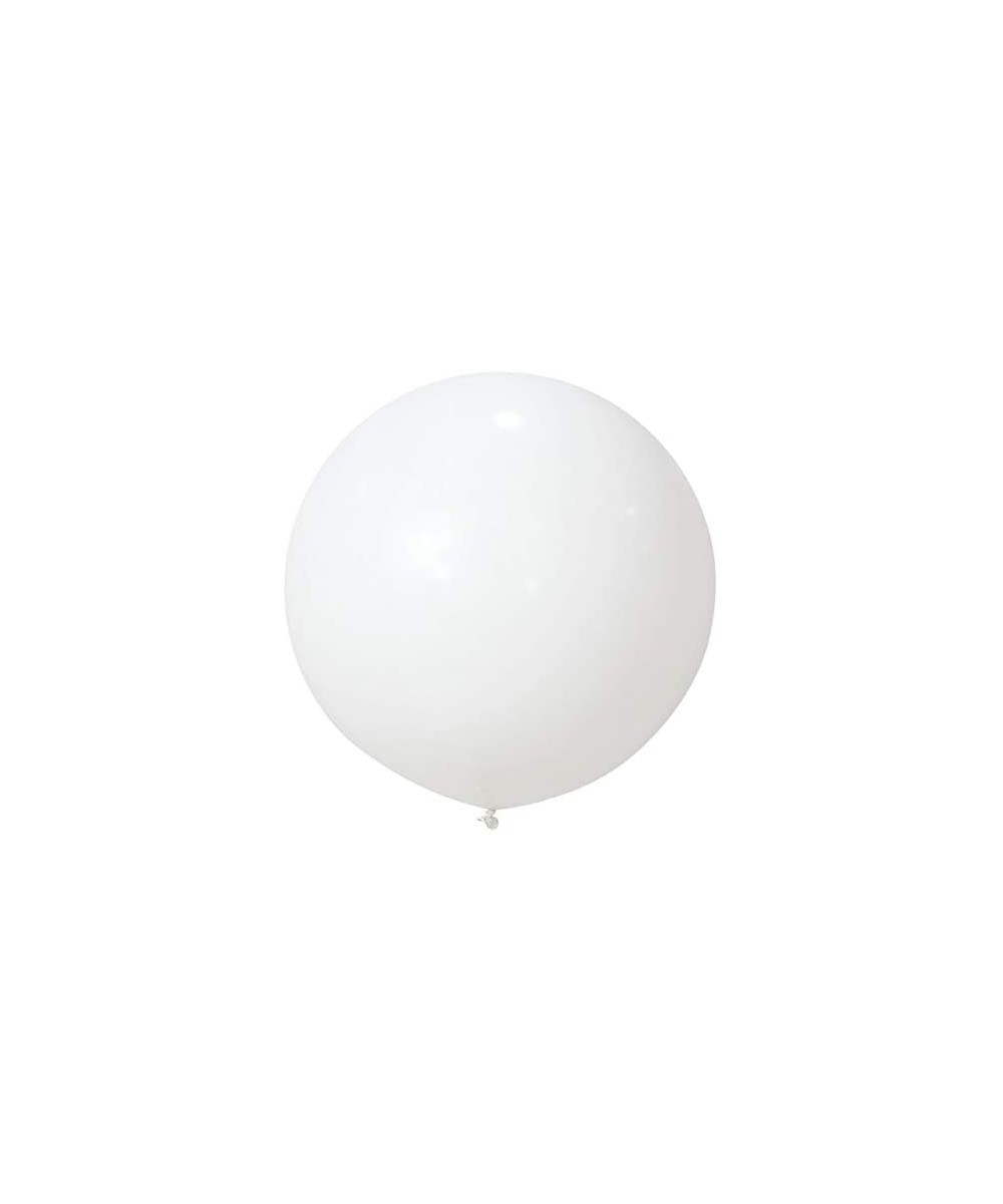 36 Inch Big Round Balloons 10 Pack White Thick Giant Balloons for Photo Shoot Wedding Baby Shower Birthday Party Decorations ...