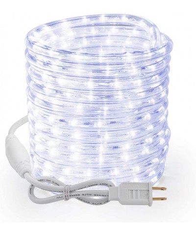 Rope Lights Outdoor- 18ft 216 LED Rope Lights Daylight Connectable- Waterproof Outside Tube Lights Plugin for Indoor Christma...