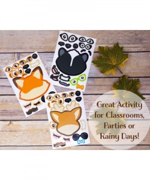 24 Make A Woodland Creatures Sticker Sheets - Fun Addition To Baby Shower Decorations & Birthday Party Supplies- Favors & Dec...