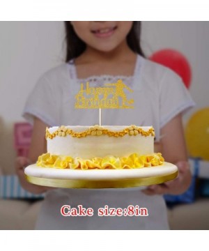 Golden Flash Happy Birthday Cake Topper- Birthday Party Cake Decoration- Sports Theme Cake Topper (football) - CI18TNUXYY7 $6...