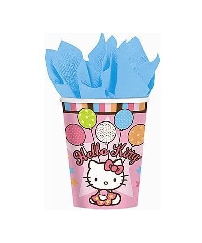Hello Kitty 9-Ounce Paper Party Cups- Balloon Dreams- 8-Count - CR11CHZR0AZ $6.11 Party Tableware
