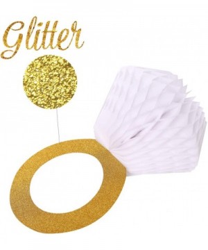 Cooper life Bridal Shower Honeycomb Ring Hanging Decorations (SIX Pack) - CT18ZXOKR2Q $9.55 Tissue Pom Poms