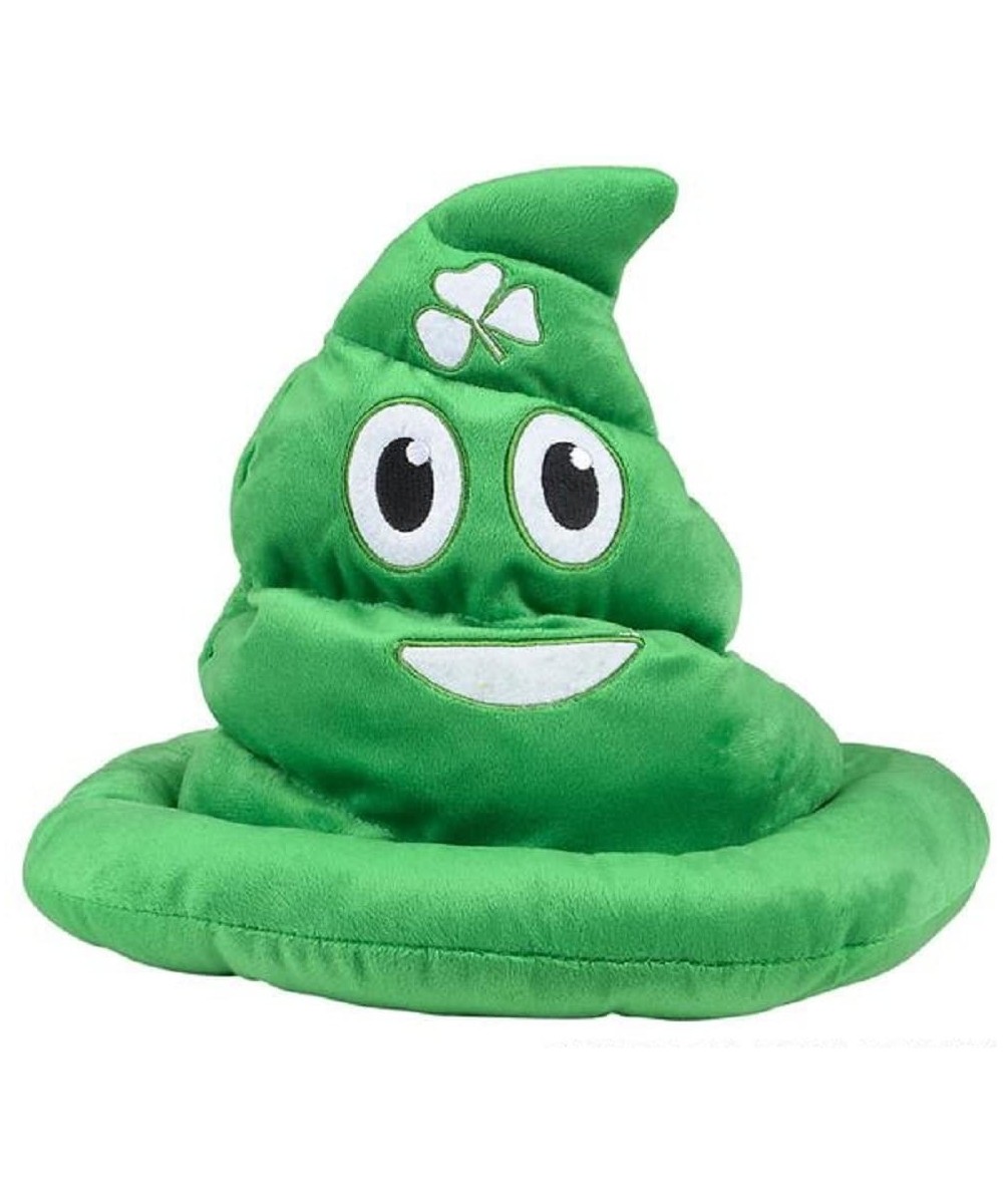 ST Patrick's Day Emoticon Poop HAT - C212NU8EDR2 $10.73 Hats