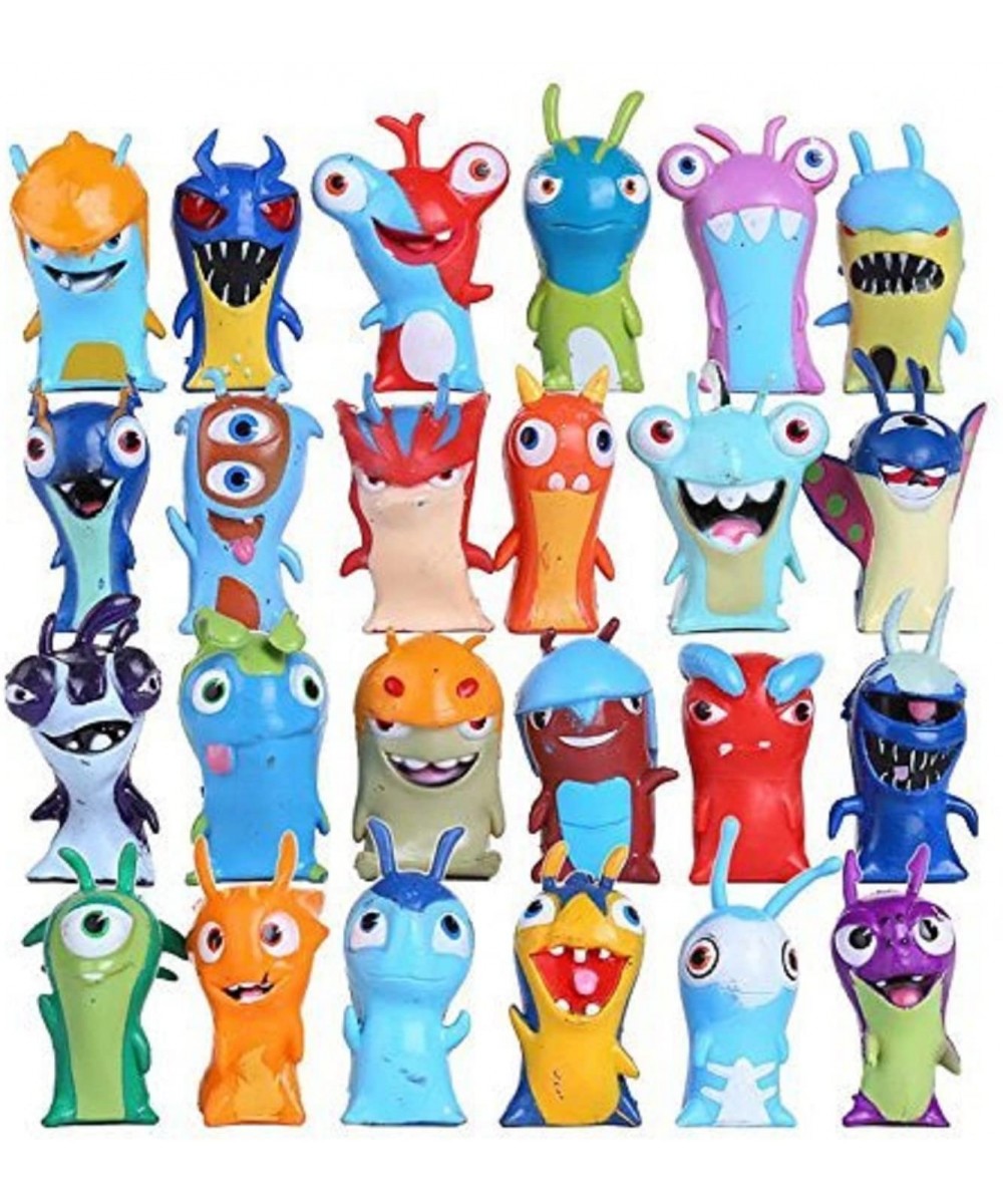 24 pcs/Set Anime Cartoon Mini Slugterra PVC Action Figures- 4.5-5cm Kids Toys Dolls Cake Toppers Party Supplies - CZ180KHI3H0...