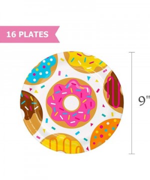 Donut Plates Napkins Party Supplies - Donut Plates and Napkins (16 Serves) - CX192273T9C $8.26 Party Packs