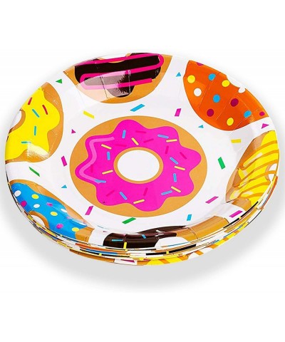 Donut Plates Napkins Party Supplies - Donut Plates and Napkins (16 Serves) - CX192273T9C $8.26 Party Packs