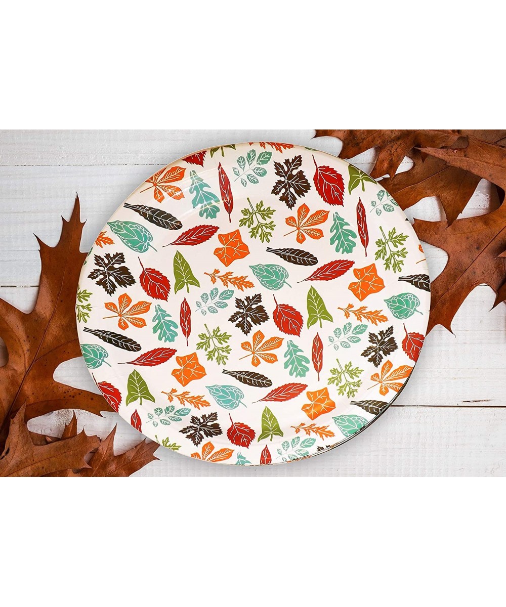 Designed for Fun 50 Pack Fall Holiday Disposable Dinner Paper Plates (9" Autumn Leaves) - 9" Autumn Leaves - CN18HUYNHG4 $12....