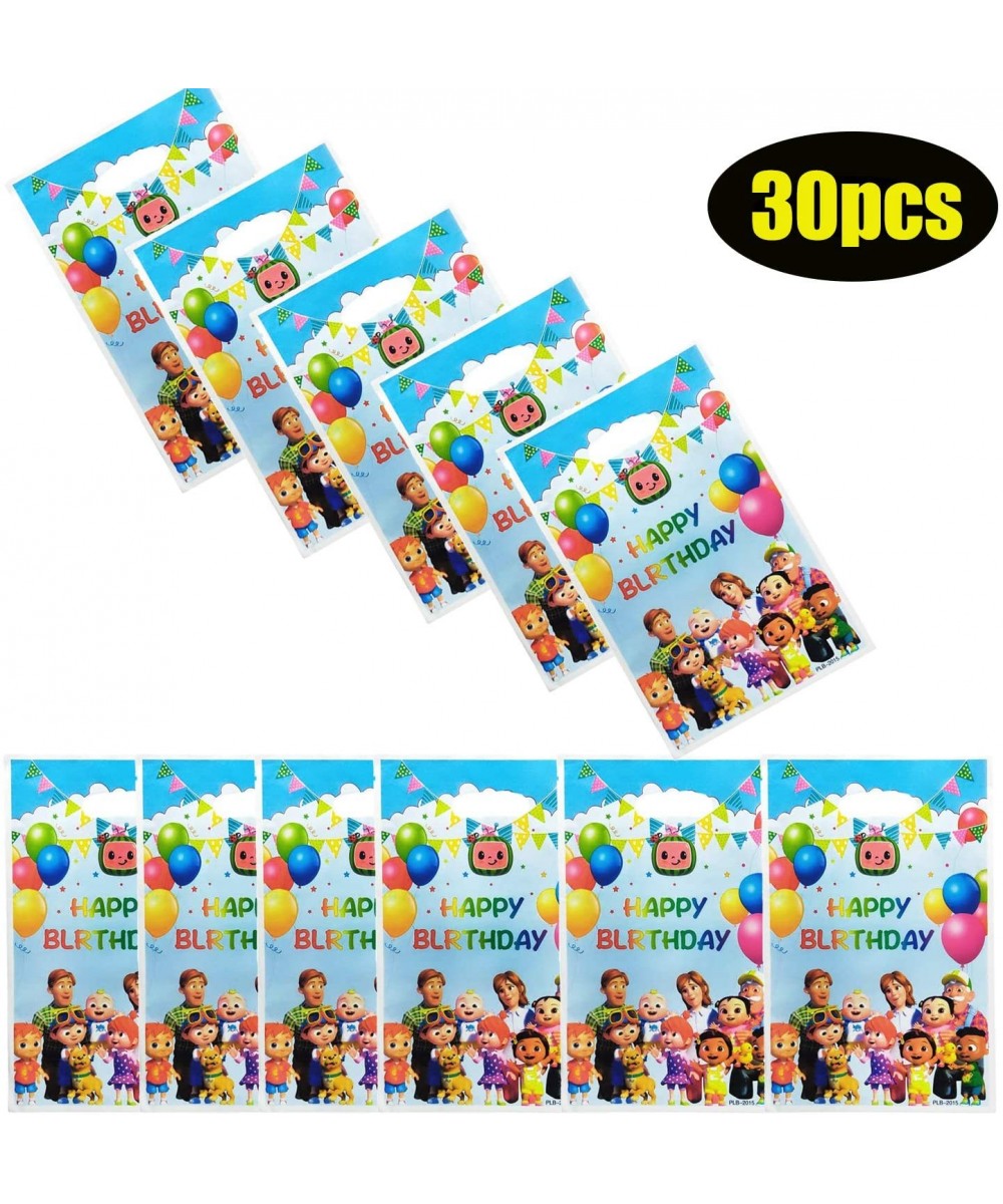 30 Packs Cocomelon Cute Party Gift Bags- Party Supplies Cocomelon Themed Party- Kid Birthday Decoration Gift Bags Cocomelon s...