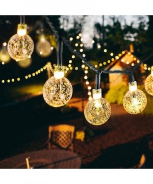 Solar Globe String Lights 21ft 30 LED- Solar Powered Christmas Lights Waterproof Decorative Lights- Wedding- Garden- Home Dec...