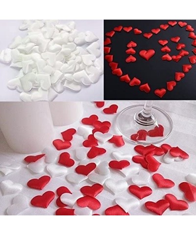 500 Pcs Heart Shape Petals Wedding Valentines Decoration Party Supply (Red) - Red - C7185Y27DO6 $6.08 Confetti