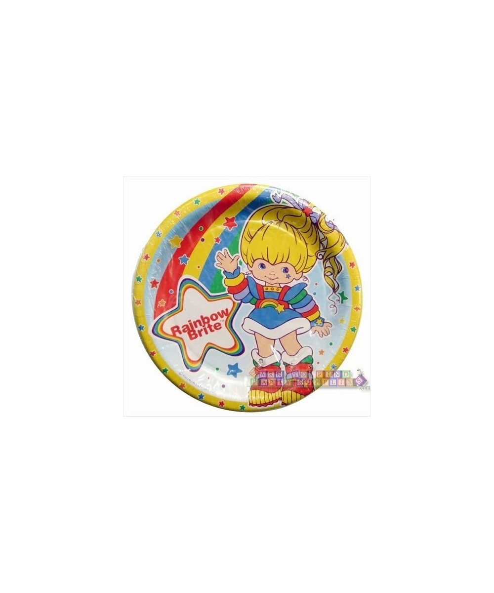 Rainbow Brite Paper Party Plates (8 Count) by Party Express - C71121KS82V $11.22 Party Tableware