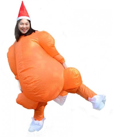 Adult Inflatable Costume Thanksgiving Turkey Costume Chicken Halloween Cosplay Costume Funny Blow up Thanksgiving Christmas P...