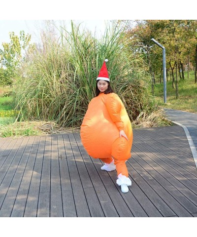 Adult Inflatable Costume Thanksgiving Turkey Costume Chicken Halloween Cosplay Costume Funny Blow up Thanksgiving Christmas P...