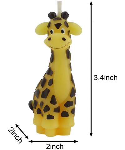 Creative Giraffe Cartoon Birthday Candle- Smokeless Cake Candle and Party Supplies- Hand-Made Cake Topper Decoration- Great G...