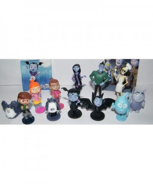 Disney Vampirina Deluxe Party Favors Goody Bag Fillers Set of 14 with 12 Figures and 2 Neat Stickers Featuring Wolfie the Wer...