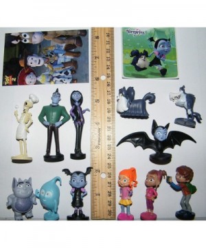 Disney Vampirina Deluxe Party Favors Goody Bag Fillers Set of 14 with 12 Figures and 2 Neat Stickers Featuring Wolfie the Wer...