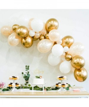 Gold Metallic Chrome Latex Balloons- 12 Inch 50Pcs Gold Party Balloon for Birthday Baby Shower Supplies Bridal Shower Wedding...