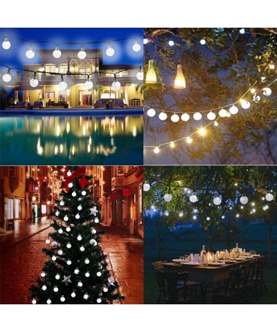 Solar Powered String Light 55ft 17m 100 LED Solar Fairy Light String for Garden-Outdoor-Home-Christmas Party (17m 100Leds- Wa...