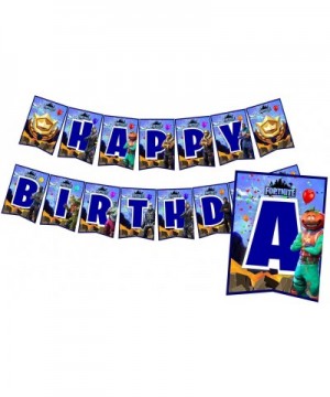 Gaming Birthday Party Bunting Banner- Garland- Flag Pennants - CK18I35UD7E $11.04 Banners