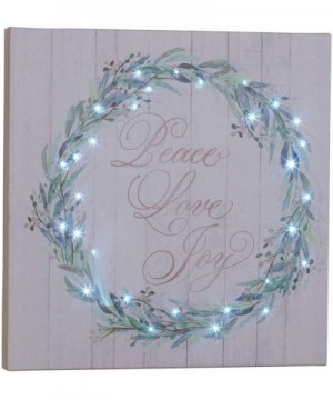 Peace Love and Joy Lighted Canvas - Peace Love and Joy - C718HYADU2R $17.08 Nativity