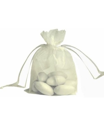 50 pcs 5x7-Inch Ivory Organza Drawstring Bags - Wedding Party Favors Jewelry Pouch Candy Gift Bags - Ivory - C712MA8Z7KY $9.4...