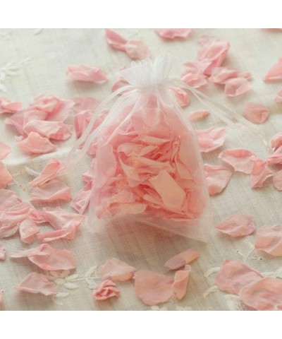 50 pcs 5x7-Inch Ivory Organza Drawstring Bags - Wedding Party Favors Jewelry Pouch Candy Gift Bags - Ivory - C712MA8Z7KY $9.4...