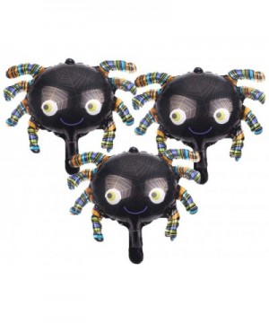 3 Pack Halloween Spider Balloons Helium Foil Mylar Balloons for Birthday Happy Halloween Party Decorations - CU18Y8GAK3S $6.0...