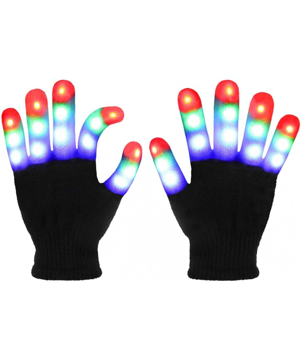 Light Up Gloves LED Gloves Rave Cool Toys Gifts for Kids Teens Boys Girls Christmas Stocking Stuffers Party Favors (Ages 10-1...
