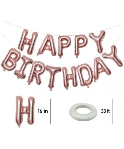 Happy Birthday Balloon- Happy Birthday Banner- with 2Pcs Foil Balloons- 4Pcs Confetti Balloons- 6Pcs Latex Party Balloons- fo...