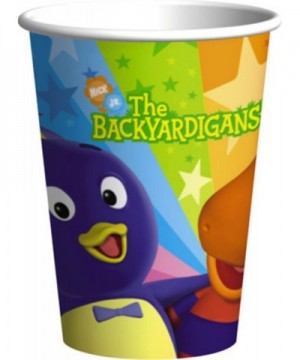 Backyardigans 9oz Paper Cups (8ct) - CW113B0UMCJ $5.50 Party Tableware