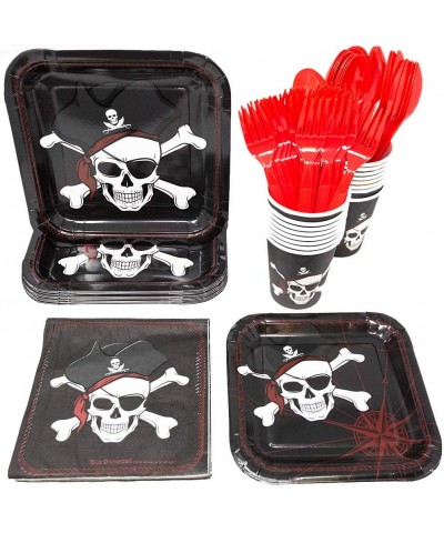 Pirate Party Supplies Pack (113+ Pieces for 16 Guests!)- Pirate Birthday Kit- Pirate Plates- Tableware - C818KN5MAUY $11.32 P...