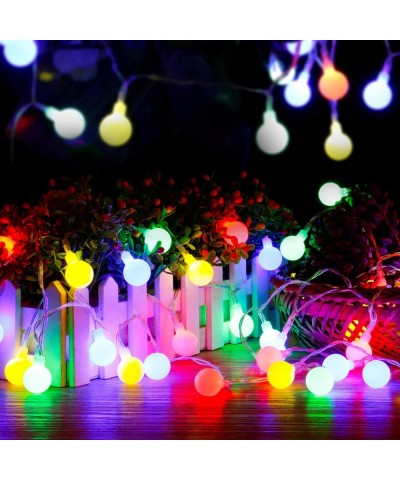 Globe String Lights- 23ft 50 LED Battery Powered String Lights with Remote Timer Room Hanging Bedroom Decoration Fairy Lights...