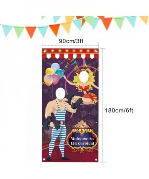 Carnival Photo Door Banner Backdrop Carnival Game for Carnival Decorations- Circus Party Supplies - C018Y4DTY6Z $7.76 Banners...