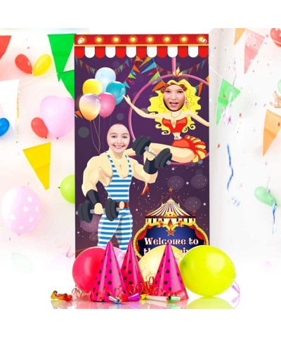 Carnival Photo Door Banner Backdrop Carnival Game for Carnival Decorations- Circus Party Supplies - C018Y4DTY6Z $7.76 Banners...