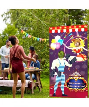 Carnival Photo Door Banner Backdrop Carnival Game for Carnival Decorations- Circus Party Supplies - C018Y4DTY6Z $7.76 Banners...