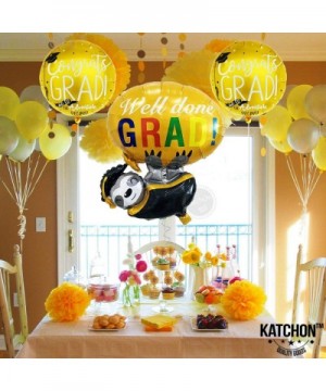 Panda Graduation Balloon with Congrats Grad Balloons - Foil Mylar Helium Graduation Balloons fo Graduation Party Supplies Bla...