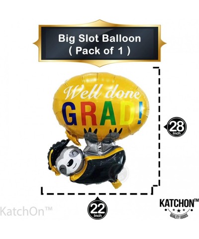 Panda Graduation Balloon with Congrats Grad Balloons - Foil Mylar Helium Graduation Balloons fo Graduation Party Supplies Bla...