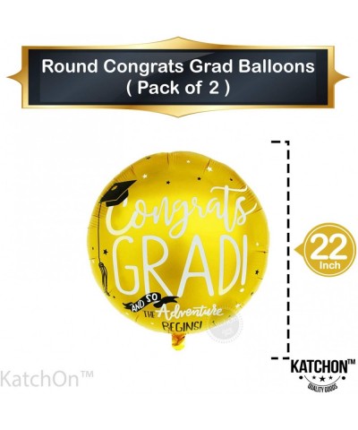 Panda Graduation Balloon with Congrats Grad Balloons - Foil Mylar Helium Graduation Balloons fo Graduation Party Supplies Bla...