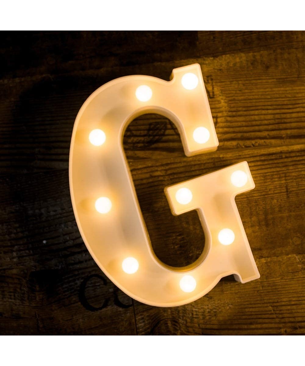 LED Letter Lights Sign Light Up Letters Sign for Night Light Wedding/Birthday Party Battery Powered Christmas Lamp Home Bar D...