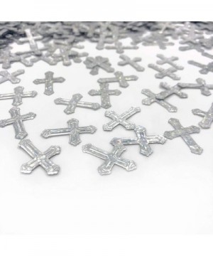 Crossed Christening Table Confetti for Religious Baptism Thanksgiving Birthday Bachelorette Wedding Engagement Bridal Shower ...