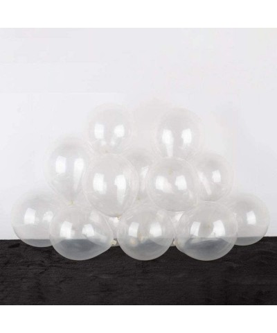 5 inch Clear Premium Latex Balloons - Party Decoration Supplies Balloons - Great for Wedding- Birthday- Bridal/Baby Shower- W...