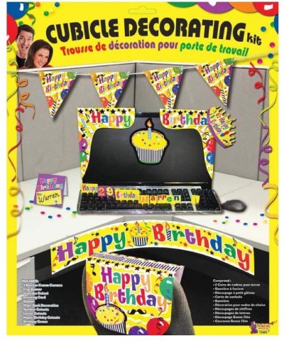 Happy Birthday Cubicle Décor- Multicolor - Yellow Birthday - CO11I6SASGZ $8.17 Favors