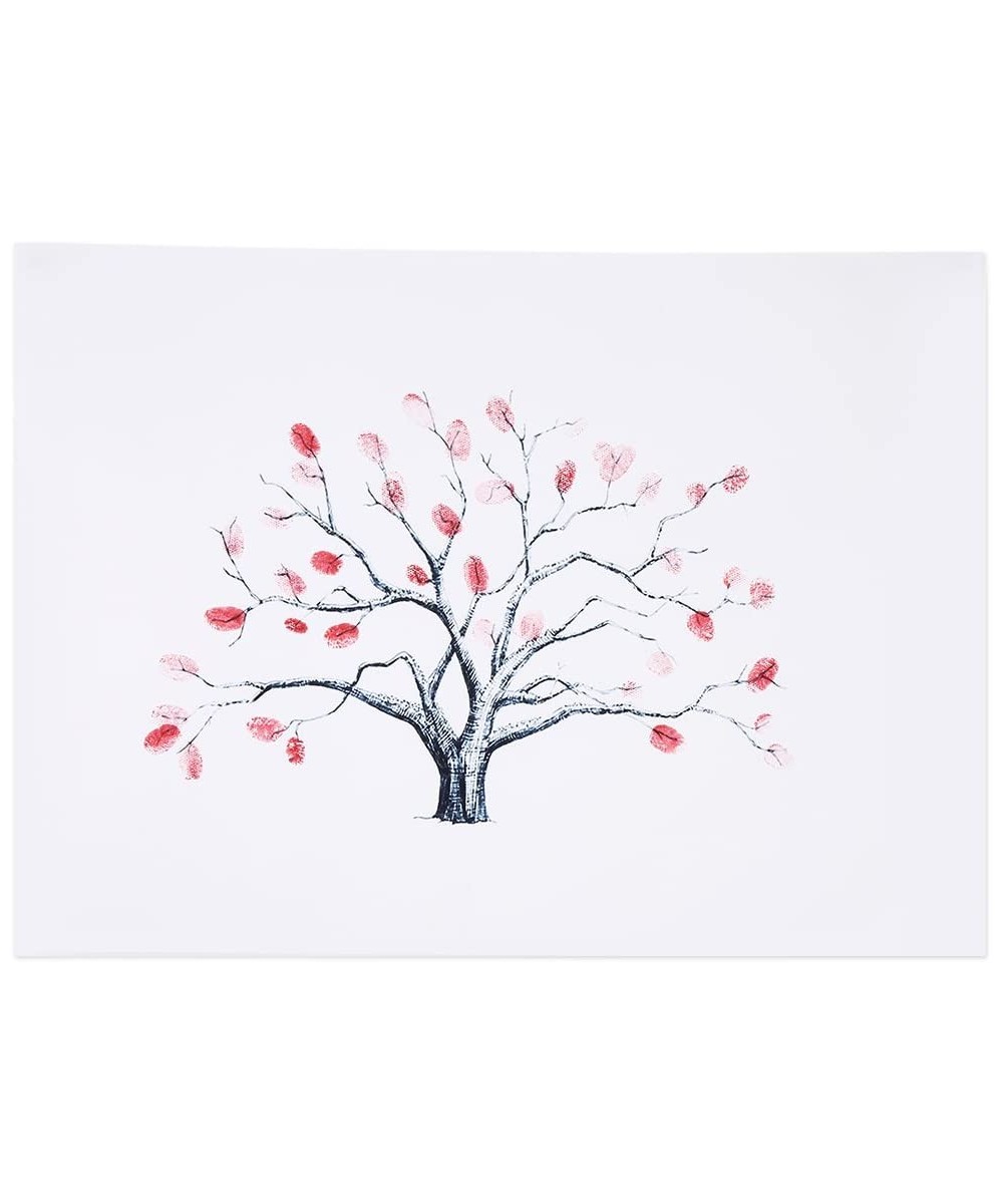 Fingerprint Tree Custom Wedding Guestbook Wedding Guestbook Poster With 6 Colors Ink- TYPE1 - TYPE1 - CO12O0IG2NG $8.68 Guest...