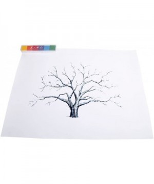 Fingerprint Tree Custom Wedding Guestbook Wedding Guestbook Poster With 6 Colors Ink- TYPE1 - TYPE1 - CO12O0IG2NG $8.68 Guest...