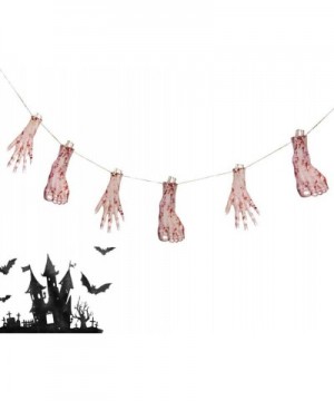 4 Pack Bloody Weapons Garland Banner- Halloween Zombie Vampire Party Decorations Supplies - CW19EE3LOAK $11.20 Banners