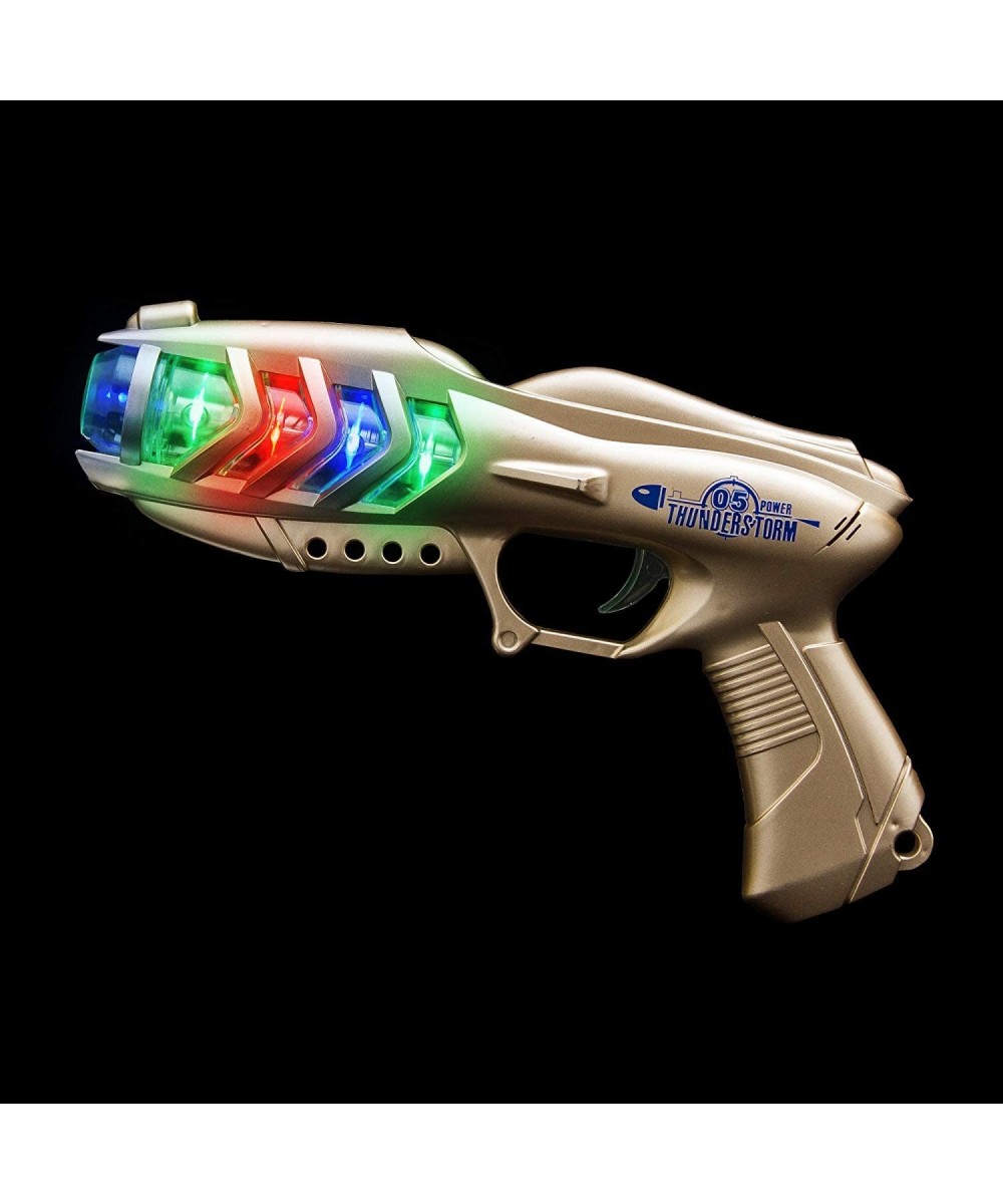 AT926 11 Inch LED Spinning Orb Gun with Shooting Sound- Toy Gun for Kids- Space Gun - for Birthday- Christmas- Halloween- Par...