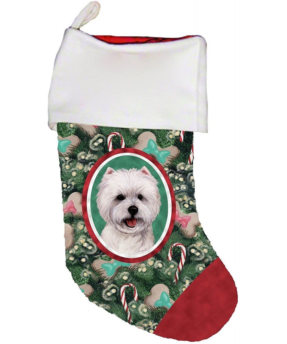 Westie Dog Breed Christmas Stocking - CT12ODCN9ZZ $18.61 Stockings & Holders